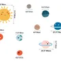 Kids Wall Decal Sun and Planets Wall Decals