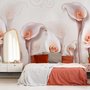 Elegante Calla-Lilie 3D Blumen Fototapete