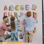 Wasserfarben Alphabet Wandtattoo