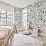 Watercolor Spring Floral Wallpaper Mural