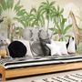 Kids Tropical Jungle Animals Wallpaper Mural