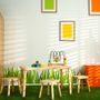 Kids Watercolor Green Plants Wall Decal Sticker