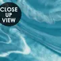 Marble Style Blue Brush Paint Art Wallpaper Mural