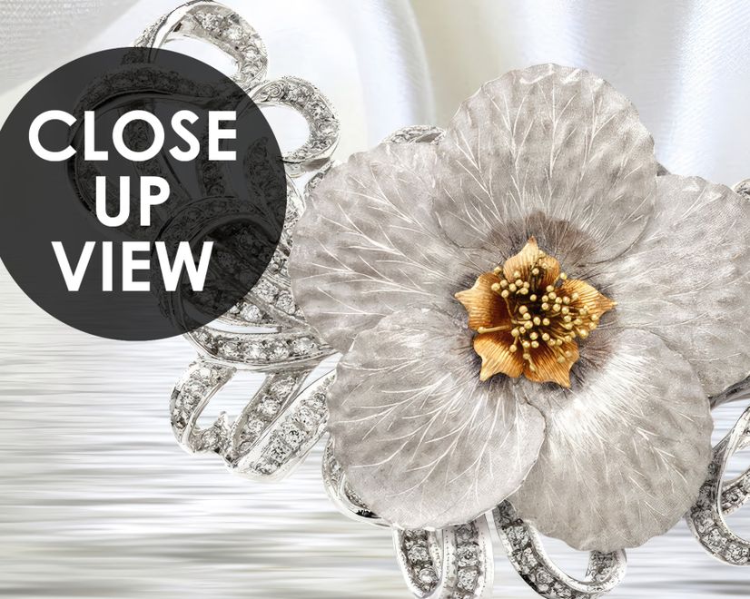 Luxury Floral Diamond Daisy Wallpaper Mural