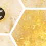 Geometric Yellow Honeycomb Wallpaper Mural