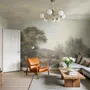 Rustic Riverside Landscape Wallpaper Mural