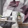 Modern Geometric Triangle Art Wallpaper Mural