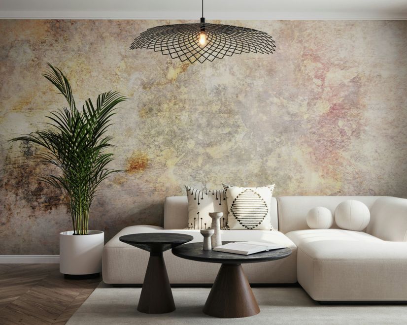 Grunge Worn Wallpaper Mural