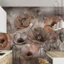Corn Poppy Flowers Painting Art Wallpaper Mural