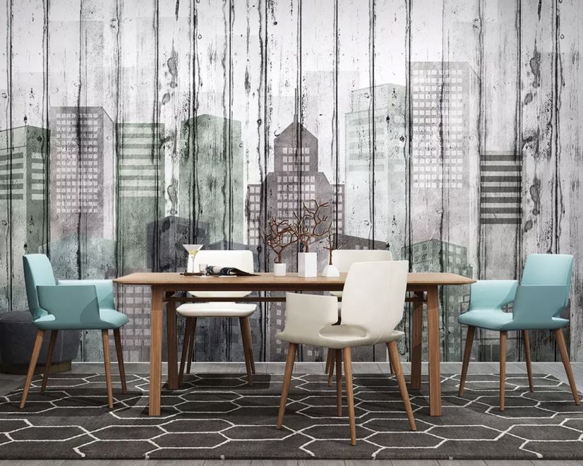 Cityscape Wallpaper Mural