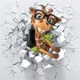 Fototapete Cartoon-Giraffe