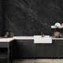 Dark Faux Marble Granite Slate Wallpaper Mural