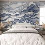 Nordic Abstract Waves Wallpaper Mural