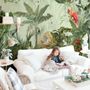 Tropical Jungle Plants Wallpaper Mural