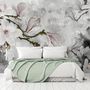 Vintage Retro Floral Bouqet Wallpaper Mural