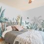 Tropical Banana Leaf with a Bird Wallpaper Mural