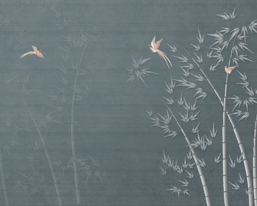 Watercolor Dark Forest Wallpaper Mural