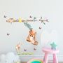 Kids Woodland Shoe home with Coala and Little Birds Wall Decal Sticker