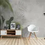 Tropical Green Palm Leaves Wallpaper Mural