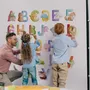 Watercolor Alphabet With Animals Wall Decal Sticker