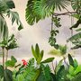 Realistische Tropische Dschungelpflanzen Landschafts-Fototapete