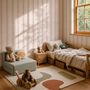Verspielte Streifenlinien Fototapete für das Kinderzimmer
