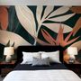 Tropical Foliage Leaves Art Wallpaper Mural