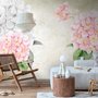 Hydrangea Floral Art Wallpaper Mural