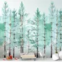 Pine Tree Painting Wallpaper Mural