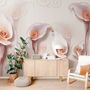 Elegante Calla-Lilie 3D Blumen Fototapete