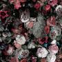 Red Floral Bouqet Wallpaper Mural