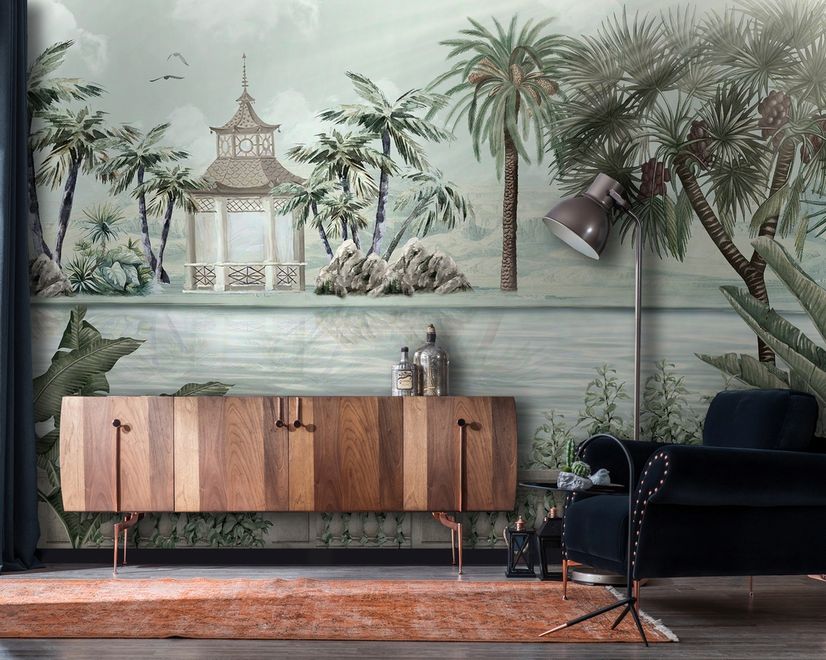 Exotic Landscape Wallpaper Mural