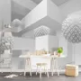 Geometric Shape and Abstract Ball Wallpaper Mural