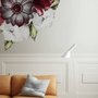 Aquarelle rouge, rose et anémone Bouquets floraux Stickers muraux