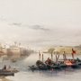 Seashore in Rural Life Historical Art Wallpaper Mural