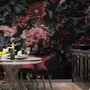 Dark Floral Wallpaper Mural