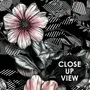 Dark Floral with White Daisy Wallpaper Mural