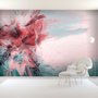 Papier peint panoramique Lys abstrait
