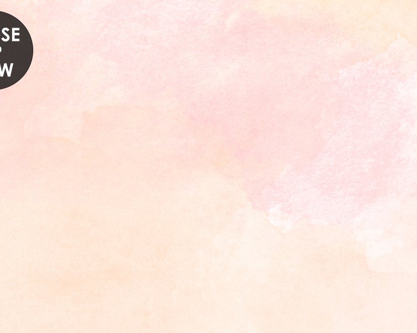 Papier peint panoramique - Peach Colors Soft Watercolor Papier peint panoramique