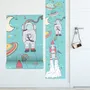 Kinder Weltraum Wachstumsmesser Wandtattoo