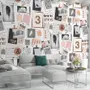 Colorful Picture Board Wallpaper Mural