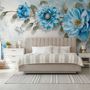 Watercolor Bohemian Floral Wallpaper Mural