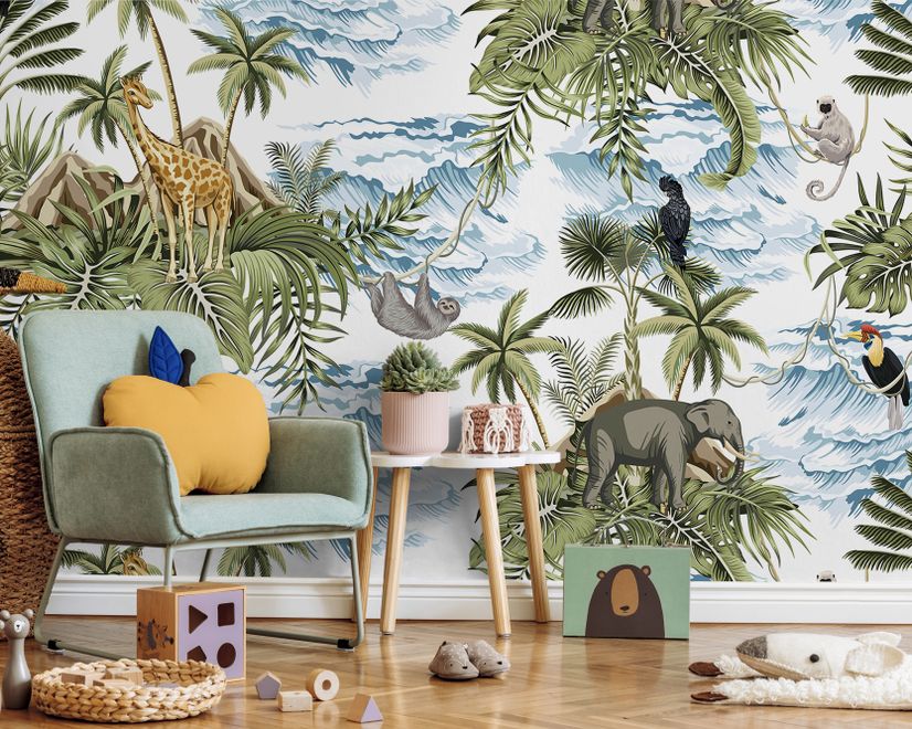 Tropical Paradise Wallpaper Mural