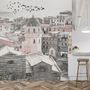 Charcoal City Wallpaper Mural