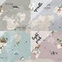 Kids Political World Map Wallpaper Mural