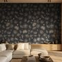 Tropical Palm Leaf and Birds Wallpaper Mural