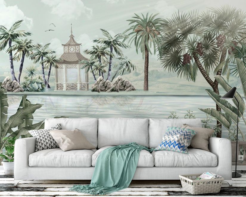 Exotic Landscape Wallpaper Mural