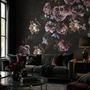 Dark Rose Floral Bouqet Wallpaper Mural
