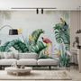 Toucans and Tropical Rainforest Wallpaper Mural