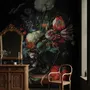 Dark Floral Bouqet with Tulips and Roses Wallpaper Mural